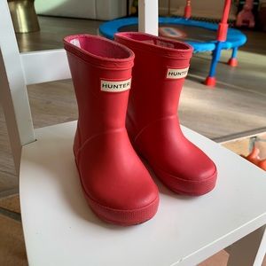 Pink Hunter Rain Boots! 💕🌧️
